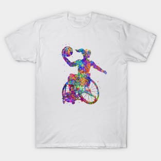 Wheelchair basketball girl T-Shirt